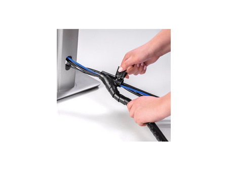 Fellowes Gaine de câbles Câble Zip, longueur: 2,0 m, noir