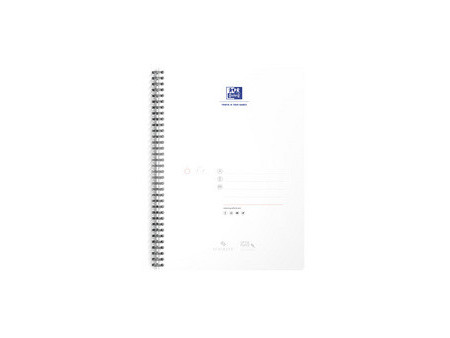 Oxford Office Cahier à spirale, A4, ligné, 180 pages