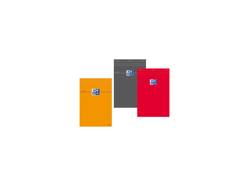 Oxford Bloc-notes, A5, quadrillé, 80 feuilles, orange