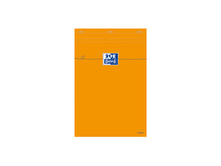Oxford Bloc-notes, A4, Seyès, 80 feuilles, orange