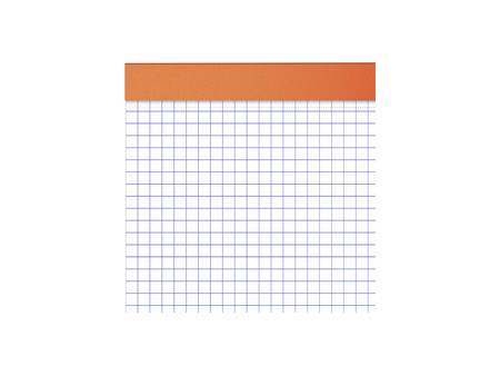 Oxford Bloc-notes, A4, quadrillé, 80 feuilles, gris