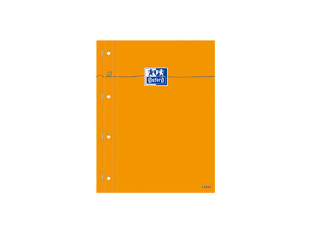 Oxford Bloc-notes, 230 x 297, Seyès, 80 feuilles, orange