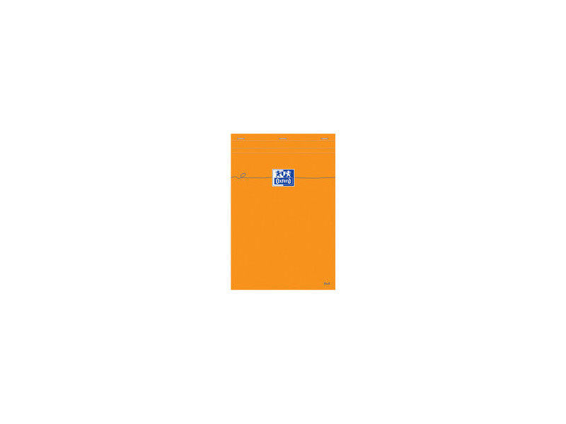 Oxford Bloc-notes, 210 x 315 mm, uni, 80 feuilles, orange