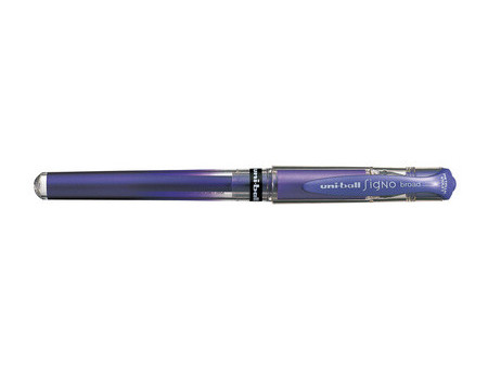 uni-ball Stylo roller à encre gel SIGNO broad UM153, or