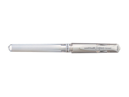 uni-ball Stylo roller à encre gel SIGNO broad UM153, or