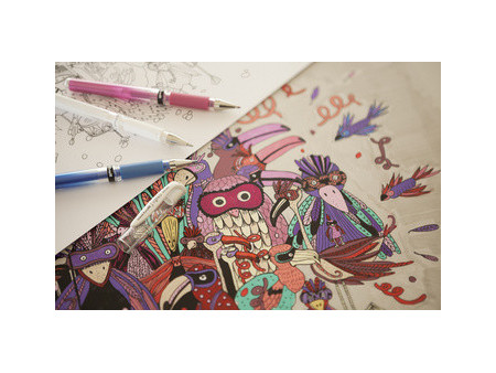 uni-ball Stylo roller à encre gel SIGNO broad UM153