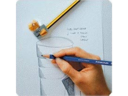 STAEDTLER Crayon Noris avec gomme, hexagonal