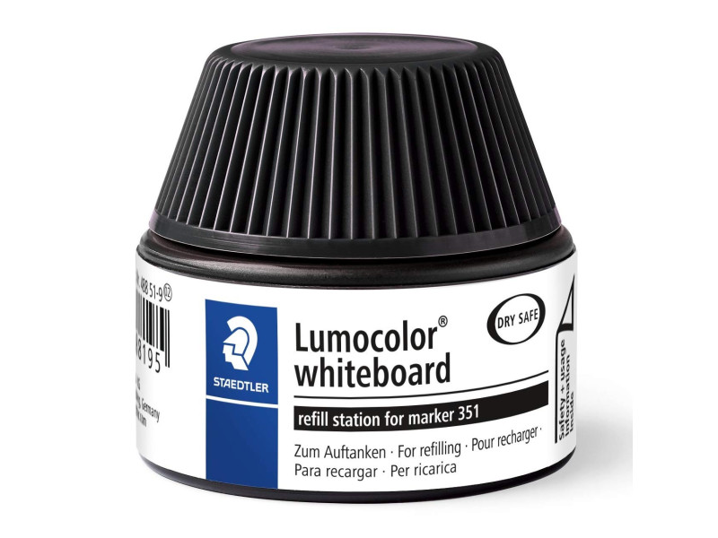 STAEDTLER Flacon de recharge Lumocolor 488 51, noir