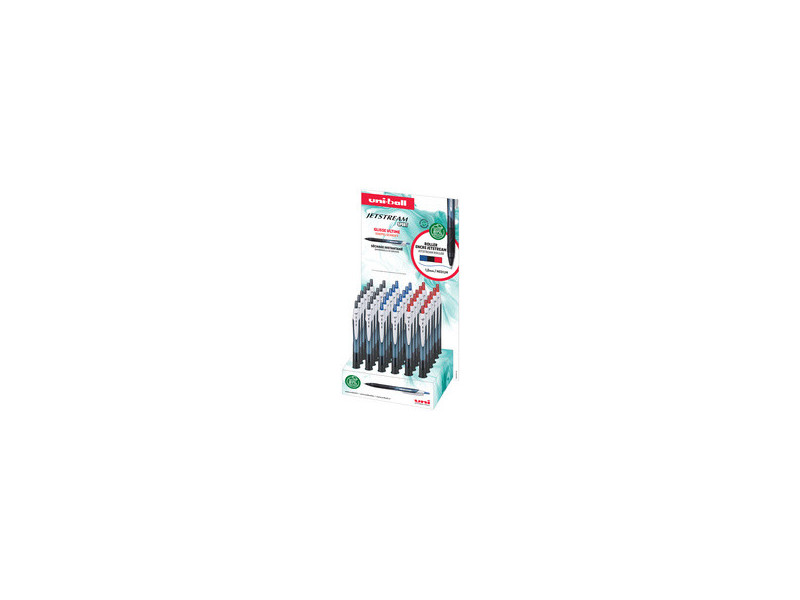 uni-ball Stylo roller gel JETSTREAM Sport, présentoir de 36