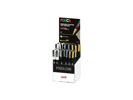 POSCA Marqueur à pigment PC-3M, présentoir de 36