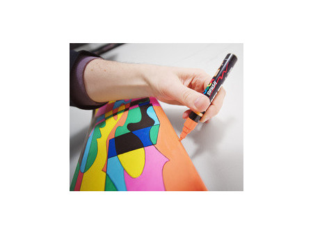 POSCA Marqueur à pigment PC-5BR BRUSH, présentoir de 60