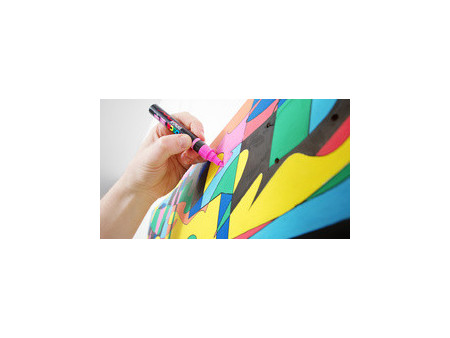 POSCA Marqueur à pigment PC-5BR BRUSH, présentoir de 60