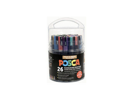 POSCA Marqueur à pigment 'Pack XL Classique', set de 26