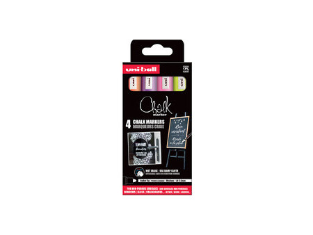 uni-ball Marqueur craie Chalk marker PWE5M/8 PF, étui de 8