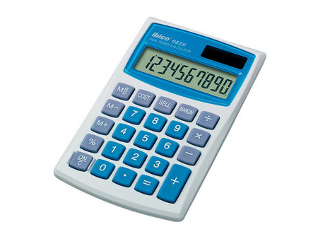 ibico Calculatrice de poche 082X, écran LCD à 10 chiffres