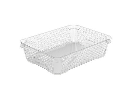 keeeper Corbeille de rangement 'mirko', A5, transparent