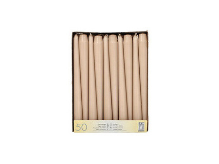 STARPAK Bougie de chandelier, 22 mm, pack de 50, orange