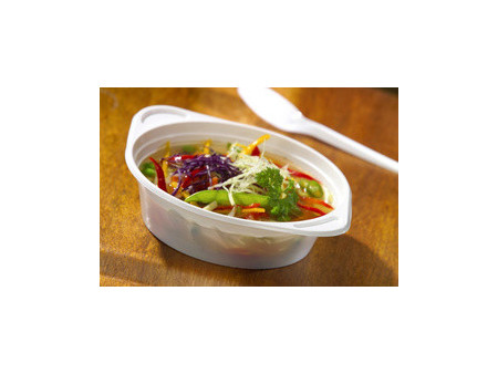 STARPAK Bol à soupe en plastique PP, 750 ml, blanc