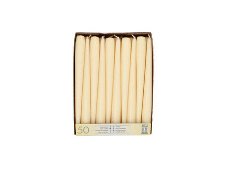 STARPAK Bougie de chandelier, 22 mm, en pack de 50, rouge