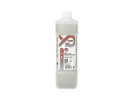 SURE Nettoyant sanitaire 'Washroom Cleaner & Descaler', 1 L
