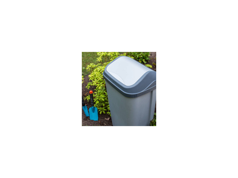keeeper Poubelle 'swantje', 10 litres, graphite/ gris