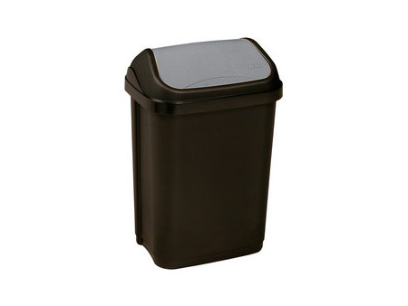 keeeper Poubelle 'swantje', 10 litres, graphite/ gris