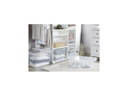 keeeper Boîte de rangement 'bea', 9 L, PP, transparent