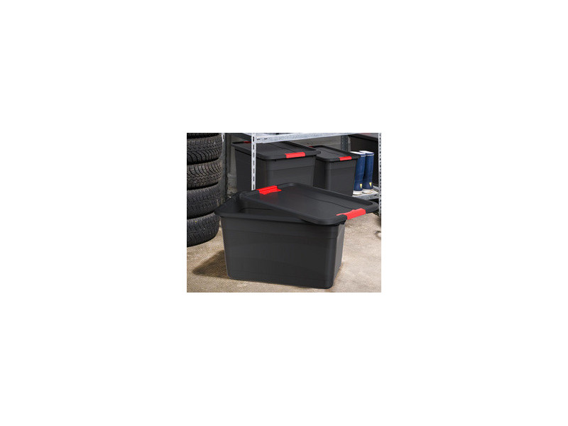 keeeper Boîte de rangement 'eckhart', 52 L, graphite/rouge
