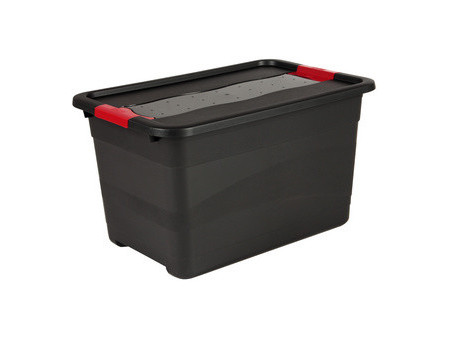 keeeper Boîte de rangement 'eckhart', 52 L, graphite/rouge