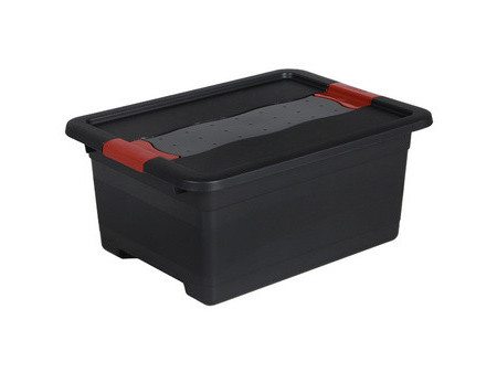 keeeper Boîte de rangement 'eckhart', 12 L, graphite/rouge