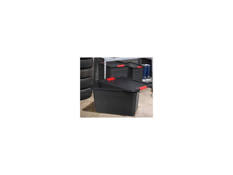 keeeper Boîte de rangement 'eckhart', 24 L, graphite/rouge