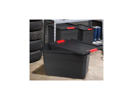 keeeper Boîte de rangement 'eckhart', 24 L, graphite/rouge