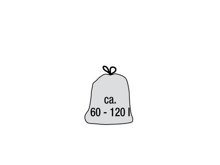 keeeper Poubelle 'swantje', 50 litres, anthracite / argent