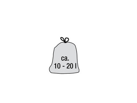 keeeper Poubelle 'magne', 10 litres, argent / anthracite