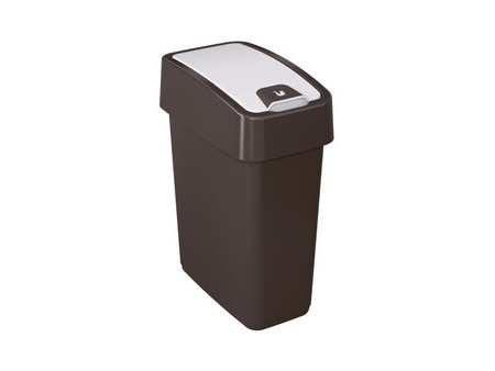 keeeper Poubelle 'magne', 25 litres, anthracite / blanc