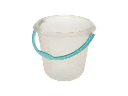 keeeper Seau de nettoyage 'mika', rond, 10 L, transparent