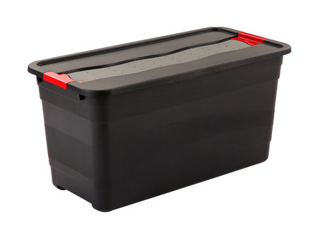 keeeper Boîte de rangement 'eckhart', 83 L, graphite/rouge