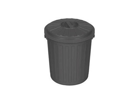 keeeper Poubelle Mini-Tonne 'mats' avec couvercle, 7 litres