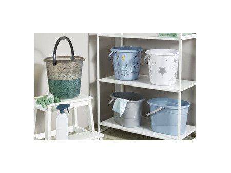 keeeper Seau déco ilvie 'stars', rond, 10 litres