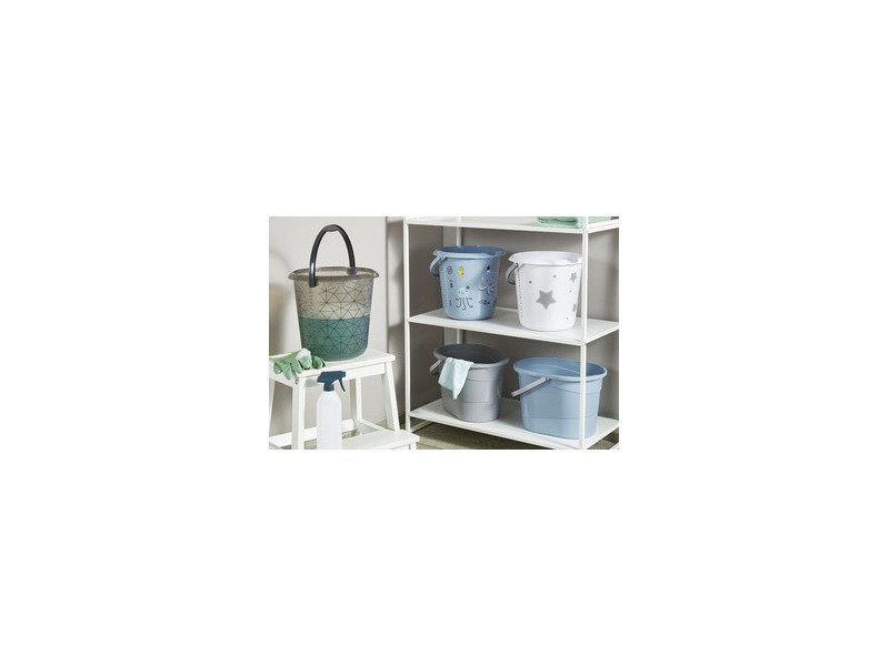 keeeper Seau déco ilvie 'stars', rond, 10 litres