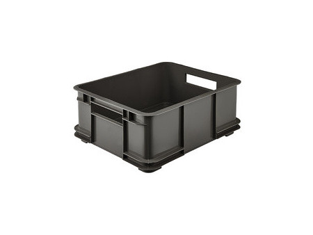 keeeper Caisse de rangement Euro-Box L 'bruno eco', gris