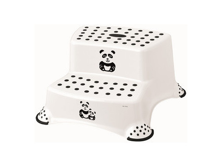 keeeper kids Marchepied 'igor panda', 2 marches, blanc