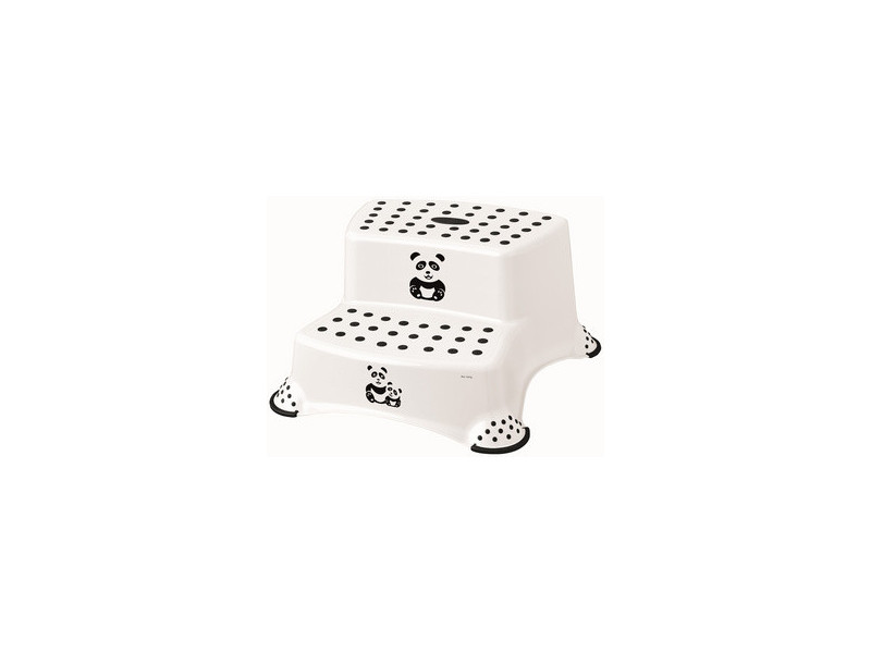 keeeper kids Marchepied 'igor panda', 2 marches, blanc