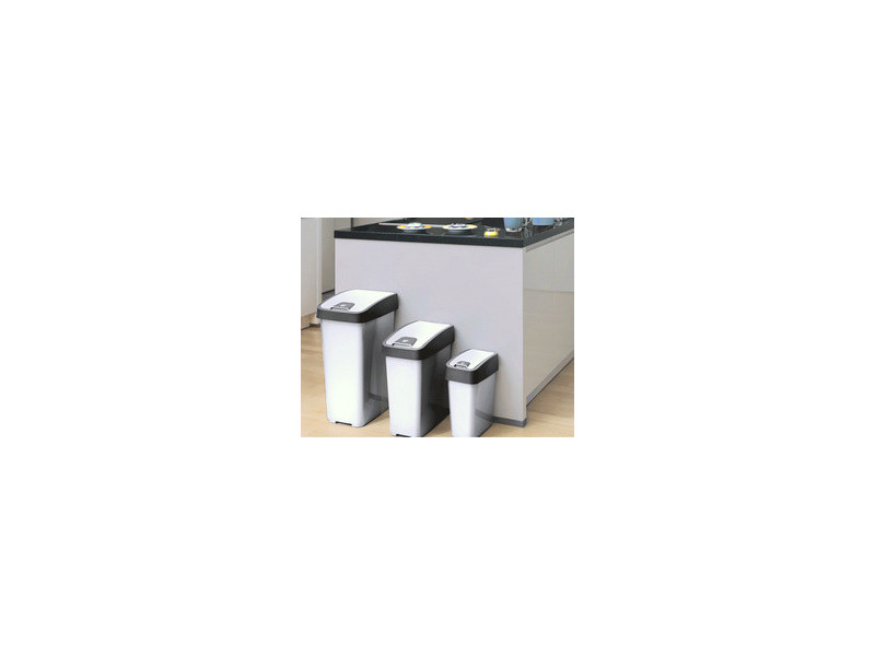 keeeper Poubelle 'magne', 45 litres, anthracite / blanc