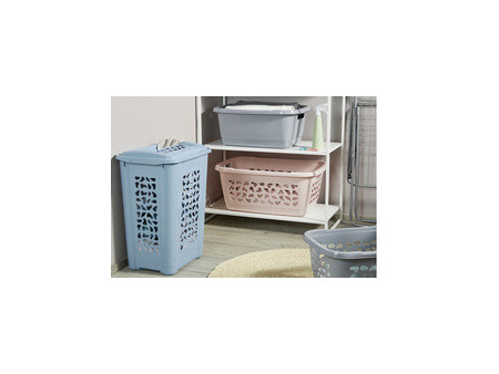 keeeper Panier à linge 'per' avec couvercle, 60 L, nordic-