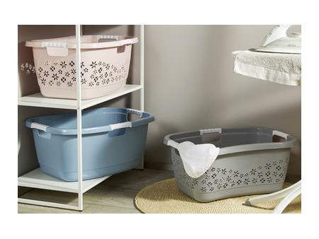 keeeper Bassine à linge 'janne', ergonomique, nordic-grey