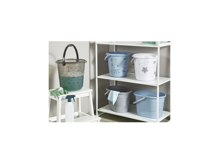 keeeper Seau déco ilvie 'polygon', rond, 10 litres
