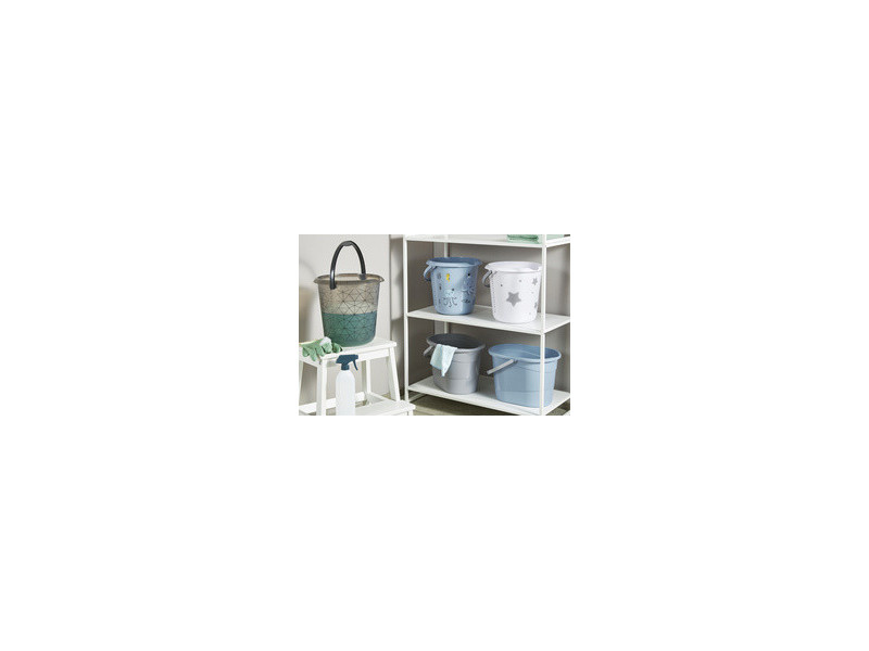 keeeper Seau déco ilvie 'polygon', rond, 10 litres
