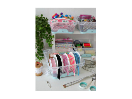 keeeper Corbeille de rangement 'jonas', A5, PP, nordic-blue