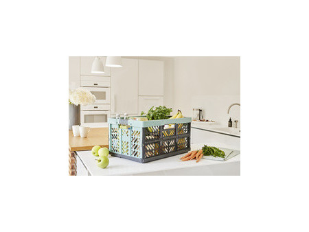 keeeper Caisse de rangement pliante 'ben', 45 L, nordic-blue